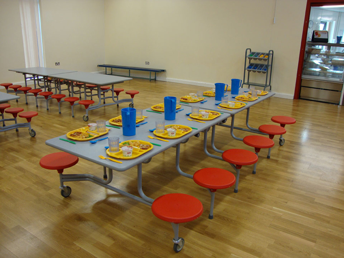 Sico移动餐桌|可折叠餐桌|餐厅家具|学校家具|校园家具-【OF365学校家具网】